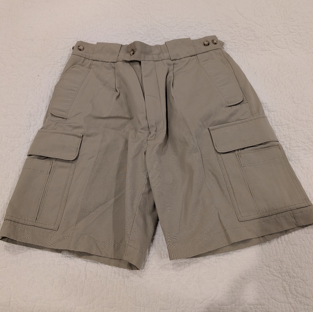 Vintage Willis & GeigerKhaki Safari Shorts Size 32
